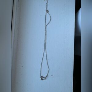 Silver clasp necklace
